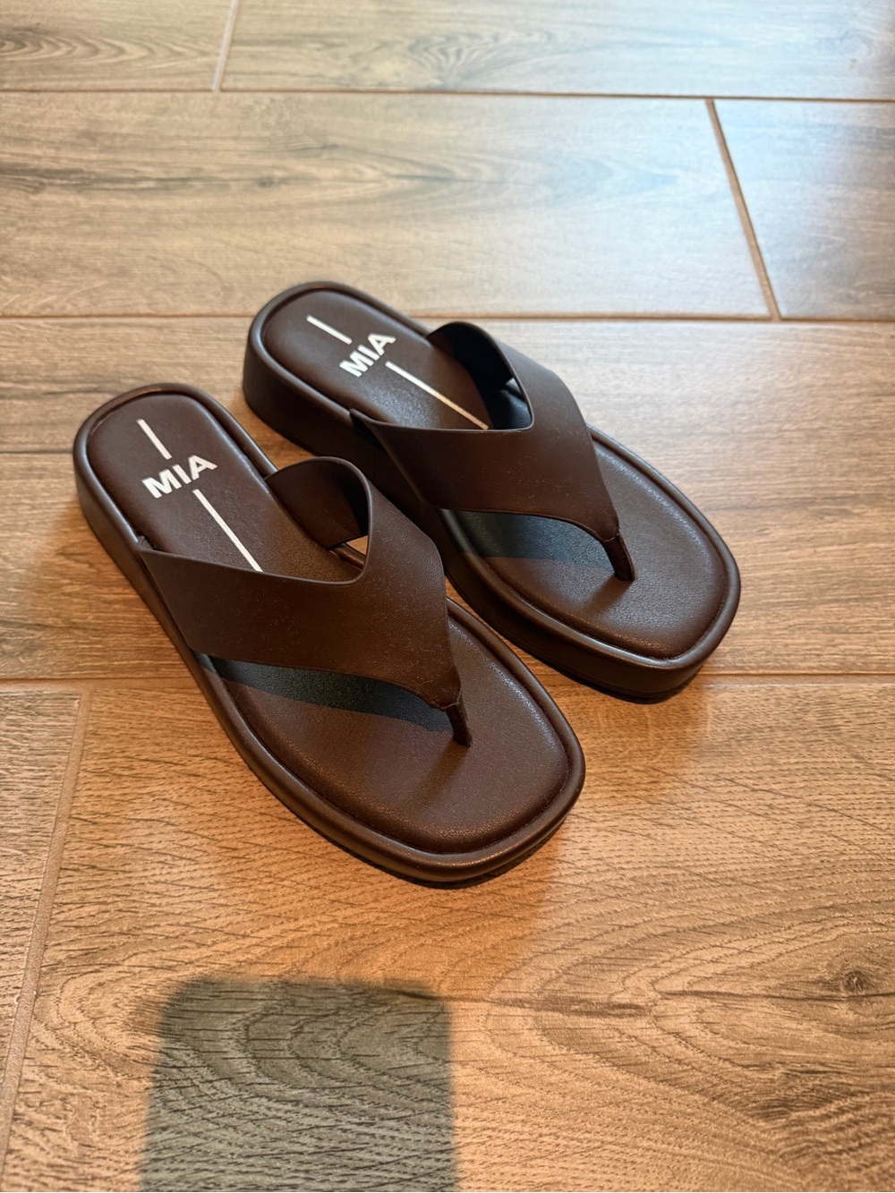 MIA Brown Thong Sandals